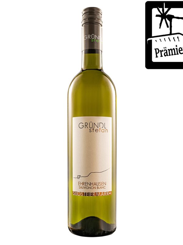 ★ Sauvignon Blanc Ehrenhausen 2024 Ortswein Südsteiermark 🖼 Alt-Text für Bild 🍇 Sauvignon Blanc Ehrenhausen – eleganter Ortswein mit Herkunft und Frische vom Weingut Gründl
