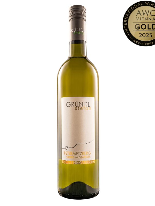 🍇 Gelber Muskateller Ried Stermetzberg – duftiger Lagenwein aus der Südsteiermark mit Finesse und Frische, awc vienna GOLD
