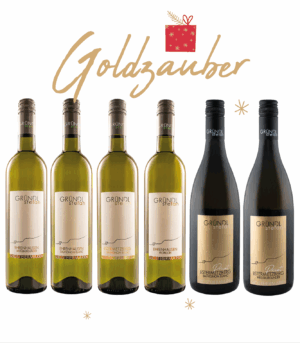Goldzauber Weinpaket – Funkeln für die Weihnachtszeit. Sechs südsteirische Premiumweine vom Stermetzberg und Ehrenhausen für edeln genuss.